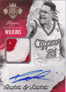 威爾金斯 NBA球星卡 Panini 75大巨星 patch親筆簽字卡限10