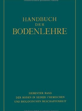 【预订】Der Boden in Seiner Chemischen Und B...