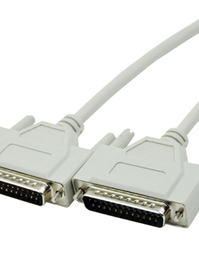 并口线LPT打印机线25针对针连接线1.5米3米5米10米公对公共享数据