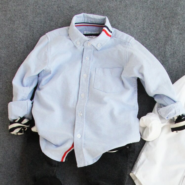 Chemise garcon à manche longue - Ref 2078223 Image 1