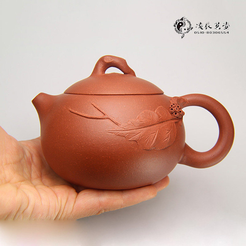 工艺师李碧芳全手工葡萄壶 早期一厂紫砂壶 宜兴名家 老泥西施壶