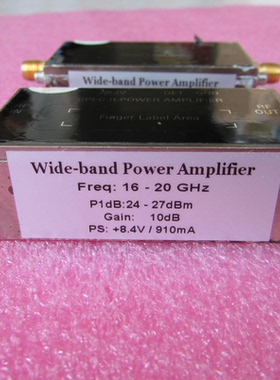 美国进口 16-20GHz 24-27dBm SMA 射频微波中功率放大器