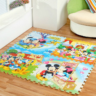 富利时迪士尼儿童拼接泡沫地垫家用宝宝爬行垫爬垫防滑防摔垫子60