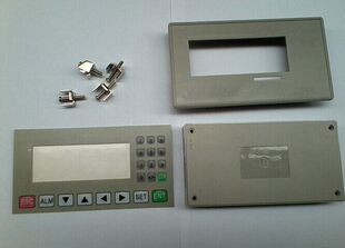 粤之阳灰色OP320-A外壳OP320-A贴膜 安装扣套件 MD204L外壳