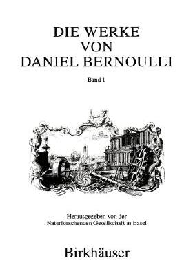 【预售】Die Werke Von Daniel Bernoulli: Band...