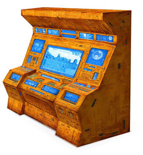 需自己做 7707 变形金刚 基地 电讯一号显像一号3D纸模型纸艺 DIY