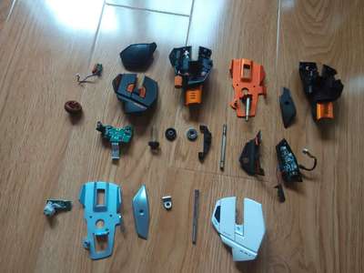 赛钛客mmo7rat7线滚轮模块配重