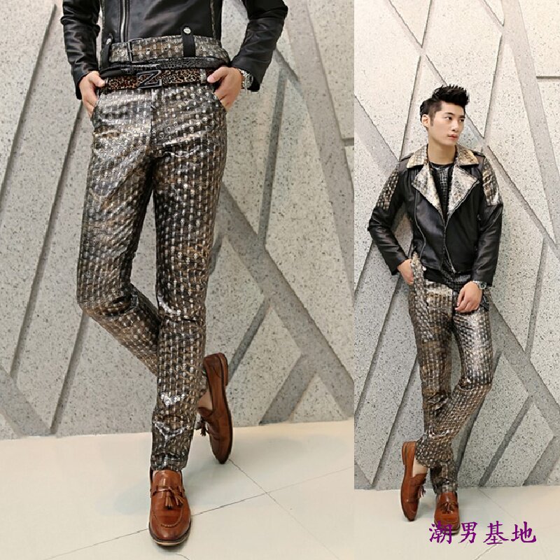 Pantalon cuir homme pour jeunesse pour automne - Ref 1494716 Image 1