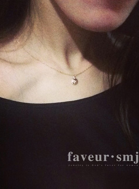 包金项链美国太阳的后裔吊坠