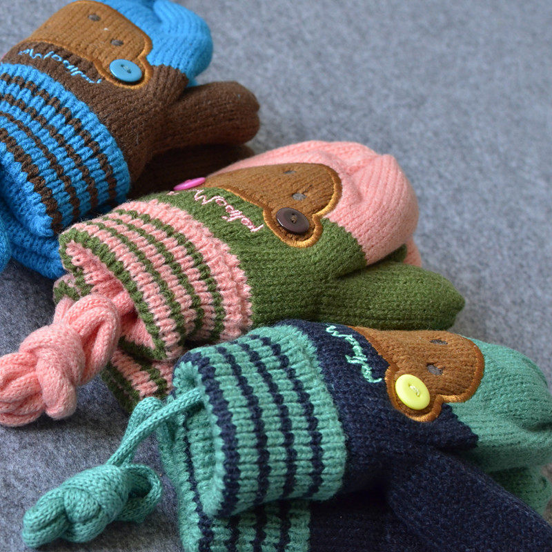 Gants pour enfants en de laine - Ref 2149341 Image 1