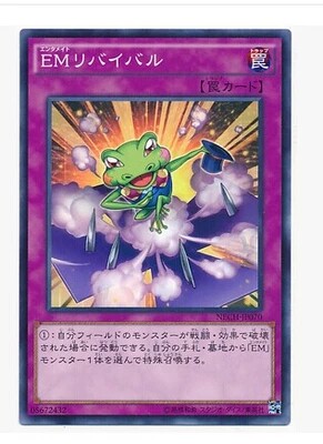 【假面卡牌】游戏王 N平卡 娱乐伙伴复活/重生 902 NECH 日版