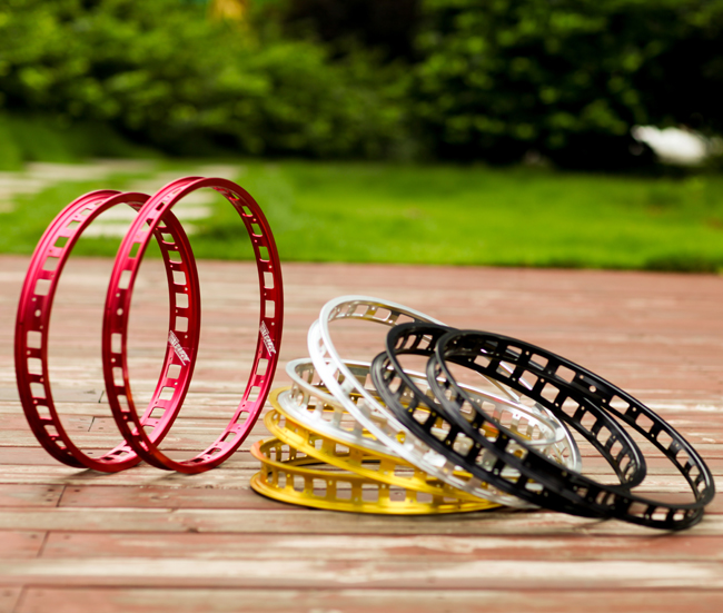 BECAUSE 攀爬自行车 新款限时促销 20/24/26方孔单层前车圈