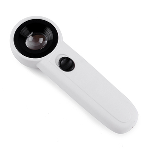 博视乐40倍带灯手持放大镜6B-1 高倍高清 古玩