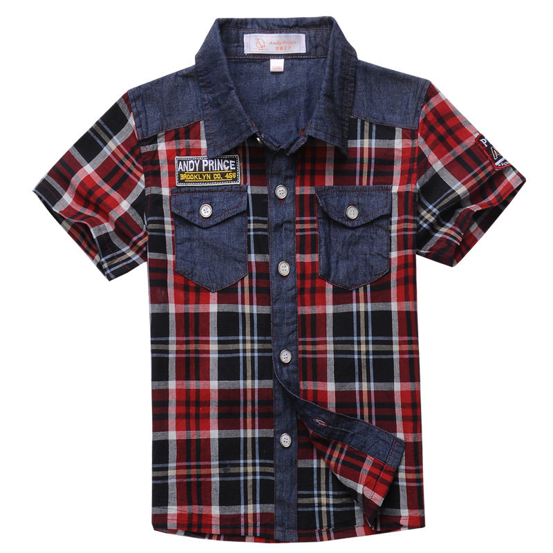 Chemise garcon à manche courte - Ref 2077507 Image 1