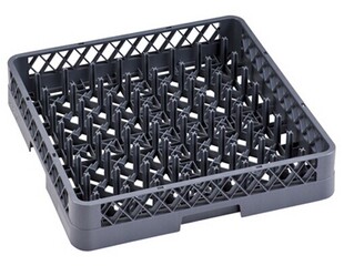 白云新款 64盘筐杯框杯格刺蝶机刺碟筐洗碗筐 平底筐9格延伸25刺