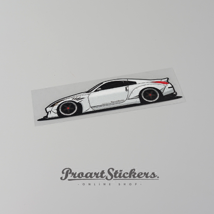 proart原创反光车贴三角窗内饰