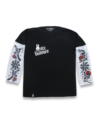 摇滚风朋克儿童长袖T恤