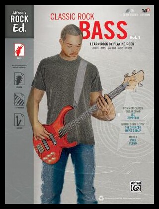 【预售】Classic Rock Bass, Volume 1 [With CDRO