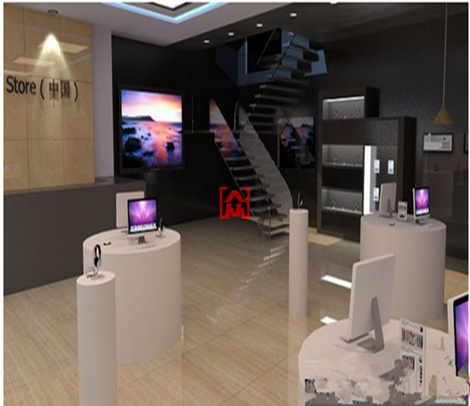 苹果专卖店手机展厅展馆室内工装设计sketchup草图大师su模型素材
