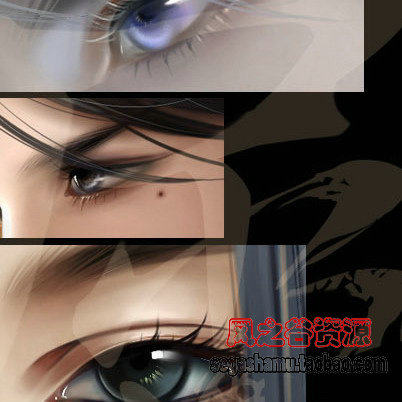 美术动漫绘画素材 二次元人物 五官 表情 手 脚画法超值合集