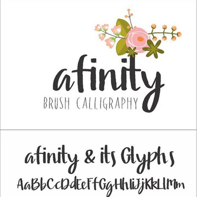 F0011英文字体格式PS素材LOGO海报平面设计 英文手写字体