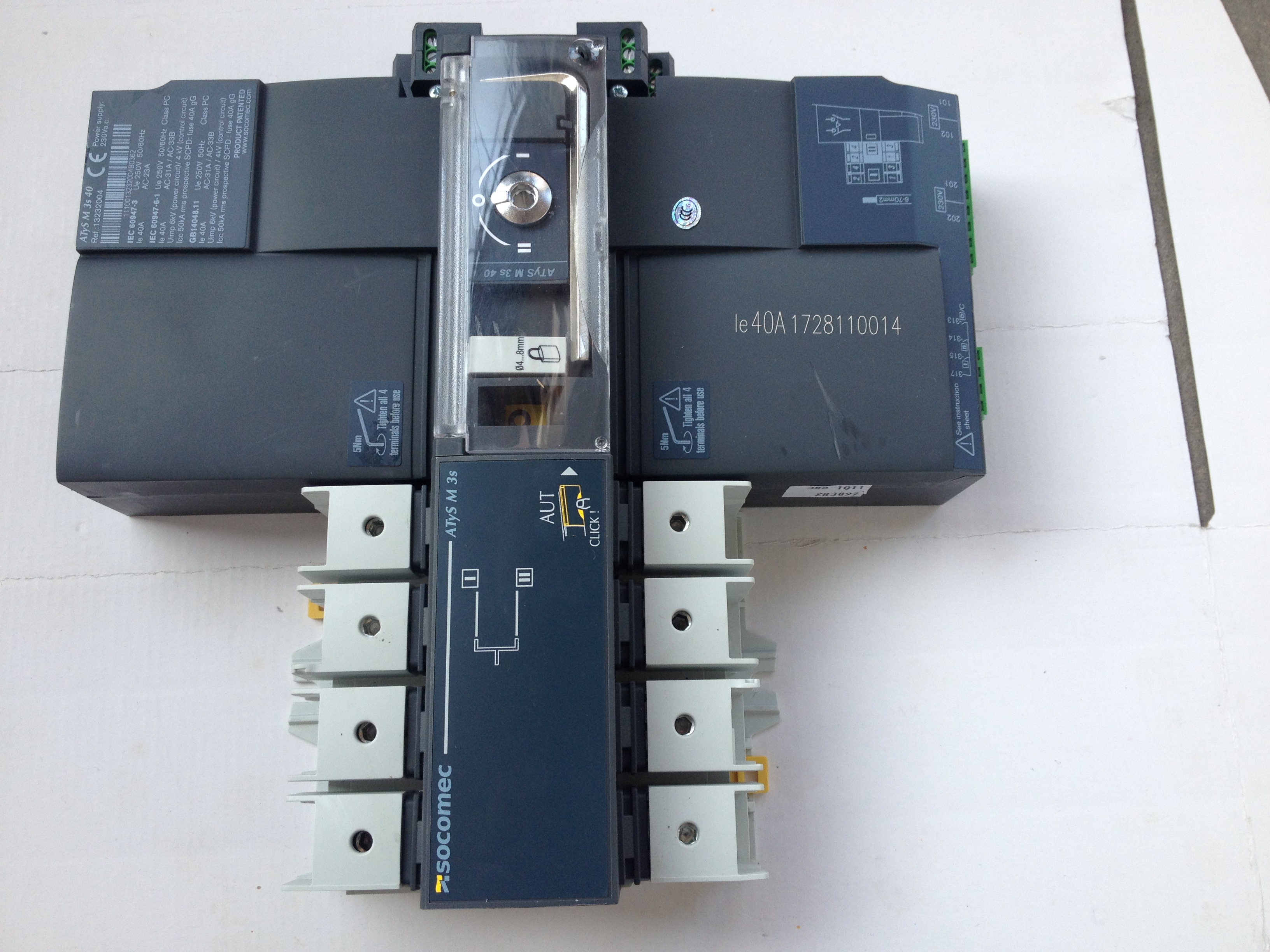 询价ATYS M 3s 40A溯高美转换开关 隔离开关 现货议价