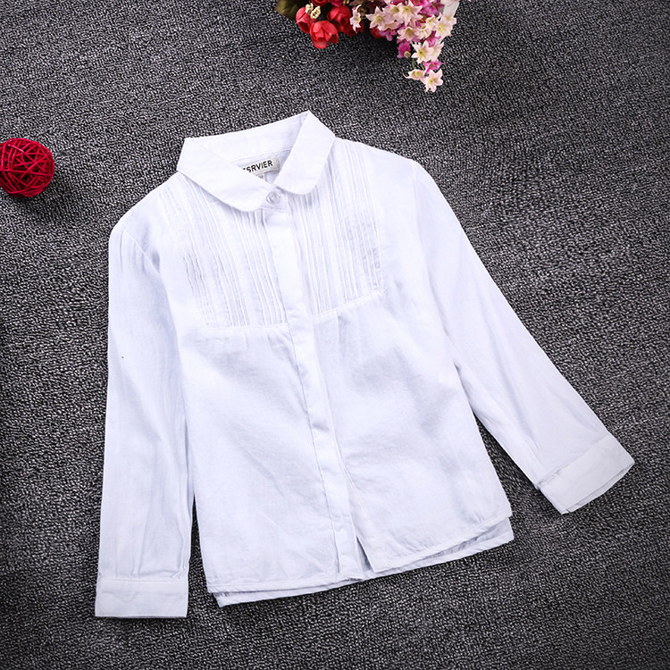 Chemise fille à manche longue - Ref 2087341 Image 1