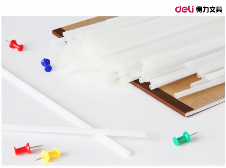 得力3847 装订尼龙铆管4.8热熔管3875 3876 3881凭证装订机专用