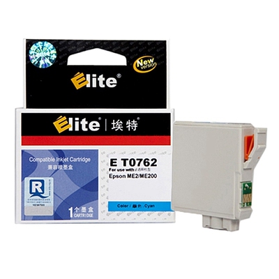 埃特（Elite） E T0762 青色墨盒 (适用爱普生 ME2/ME200)