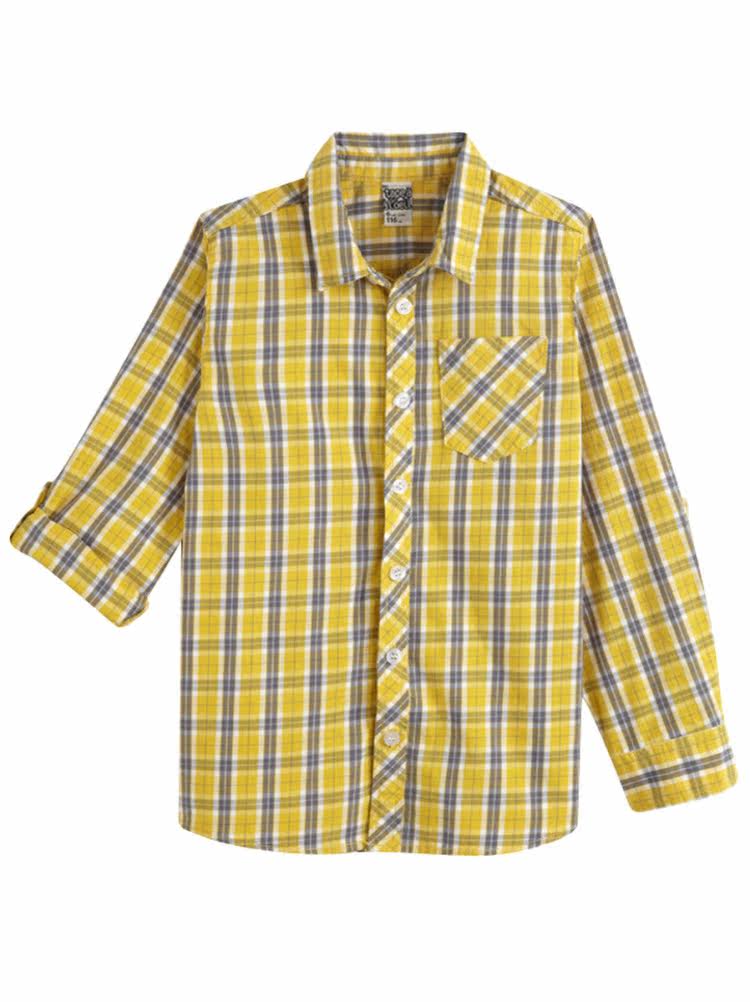 Chemise garcon à manche longue - Ref 2079347 Image 1