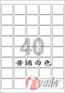 不干胶 普通白色 爱雷博 CL858 标签纸 100张A4