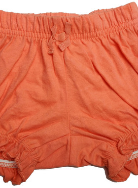 哟呼！old navy*0-3个月女童粉橙色全棉平角内裤四角短裤6000307