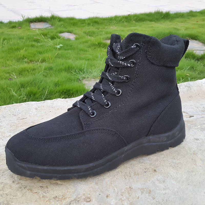 Boots militaires pour homme en toile - Ref 1396903 Image 1