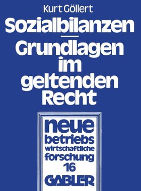 【预售】Sozialbilanzen: Grundlagen Im Geltenden Recht
