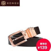 Honggu Hong Gu 2015 counters authentic European and American casual ladies leather belts 3033