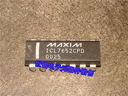 ICL7652CPD TC7652CPD  实体店现货经营进口元器件集成IC