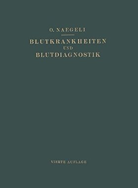 【预订】Blutkrankheiten Und Blutdiagnostik: ...