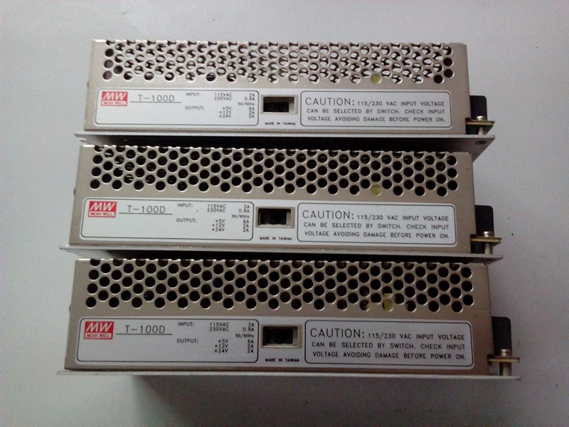 二手开关电源 T-100D 5V/6A 12V/2A 24V2A三路输出 功能包好