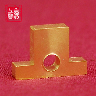 圆孔字丁章 小名章 镶嵌铜字丁章  镶嵌人名章 柜员章 铜名章