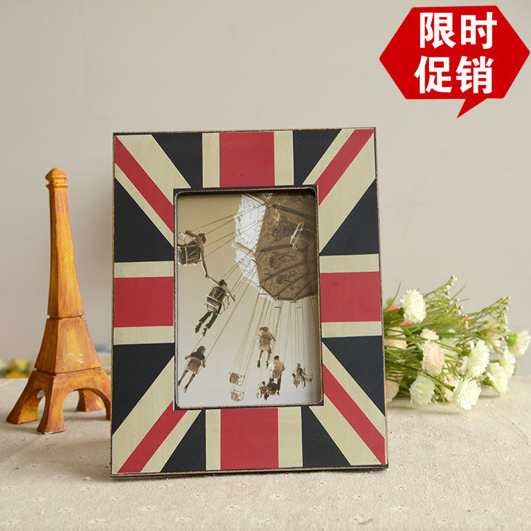 zakka杂货 米字旗相框 英伦风格工艺摆件 创意家居饰品 摆台热销|msdalam kategori Aksesori rumah, photo Frame/Frame - dari Buy2taobao.com untuk memberikan perkhidmatan ejen Taobao profesional membeli