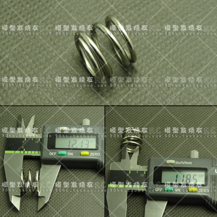 Slash 4x4 短卡/727/雷魔短卡 转向弹簧配件 如图有测量数据 1只