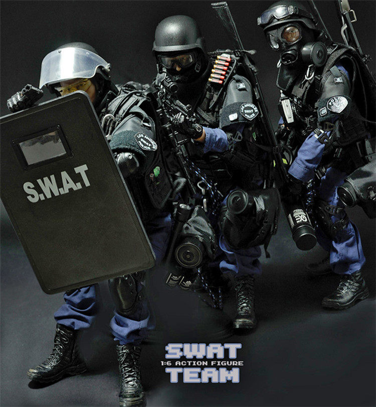 1:6全关节兵人 军事人偶  穿越火线玩具  SWAT系列 男孩礼物 包邮