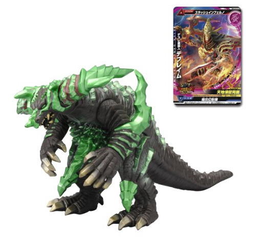 热血玩具模型手办 奥特曼 怪兽软胶 精魂哥莫拉 rush 可动正版