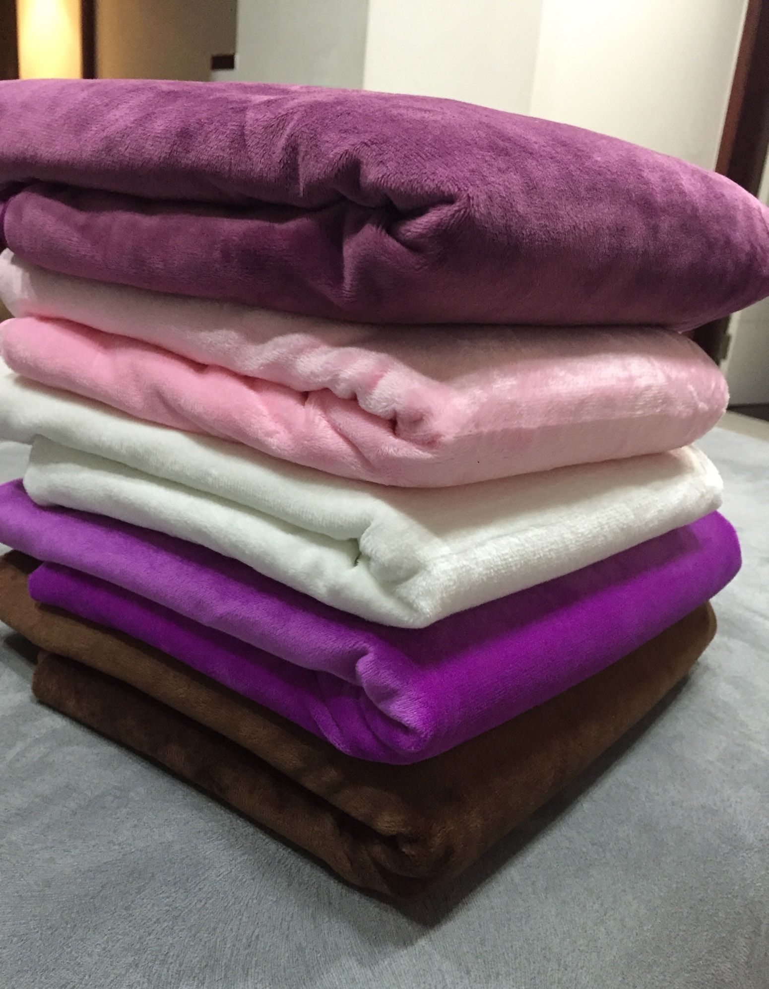 美容床单专用水晶绒定制尺寸logo