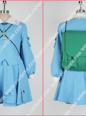 漫田 东方Project 东方风神录 河城荷取cosplay服装