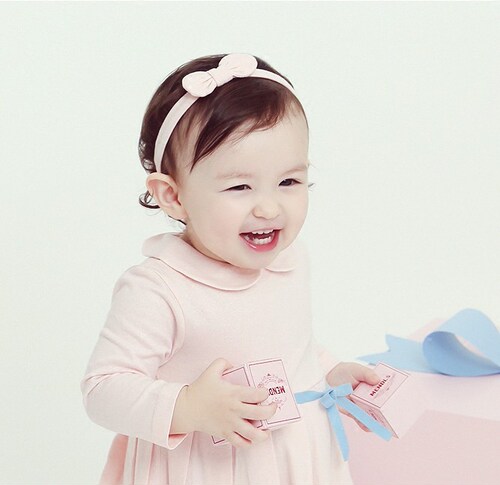 蝴蝶结发圈发饰公主女弹力发带