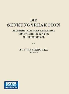 【预订】Die Senkungsreaktion: Allgemein-Klin...