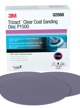 3M PN02088 Trizact  P1500 6寸植绒抛光砂纸 3M 471LA