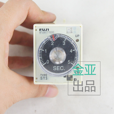 ST3PF富士时间继电器ST3P A-A B C D E F通断电延时2开2闭220V24V