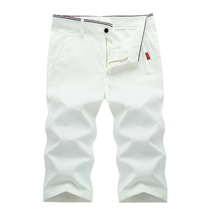 夏季短裤男休闲七分裤男士纯棉5分中裤韩版潮